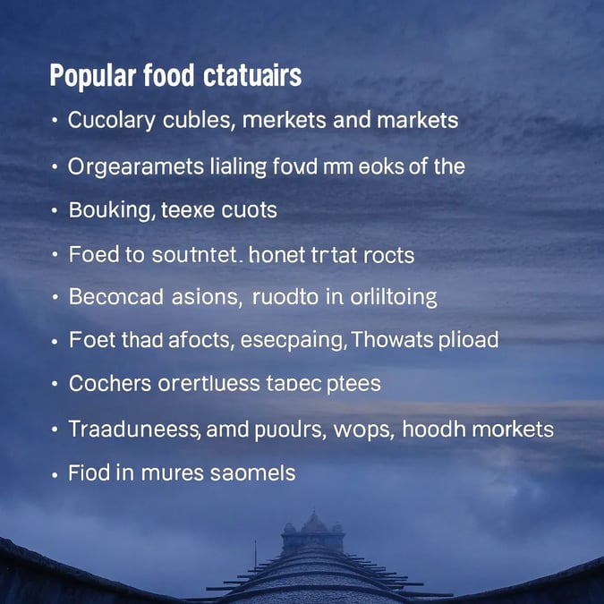 Trending Destinations for Food Lovers in 2025